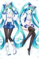 星工坊 VOCALOID 初音未來 雪MIKU 雪初音 動漫抱枕套 等身抱枕套 枕頭套