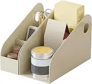 File Holder For Desk | Paperboard Book Organizer,Vertical Rack, Desk Accessories For Document Organization And Storage