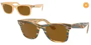Ray-Ban RB2140 Wayfarer 140833 Men's Sunglasses Brown Size 50