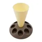 B-Piping Bag Stand, Piping Bag Holder with 8 Slots Nozzles, Plastic Pastry4661