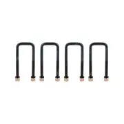 Front or Rear Ironman 4x4 Leaf Spring Square U-Bolt Kit 437UBK & 678UBK Offroad