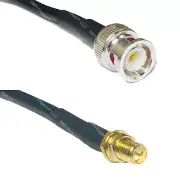 RFC195 BNC MALE to RP-SMA FEMALE Coax RF Cable USA-Ship Lot