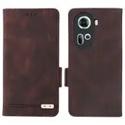 For Oppo Reno11 5G Flip Leather Case Hardware Decor Phone Cover with Wallet