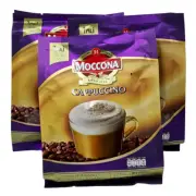 Moccona Cappuccino Coffee Freeze Dried Blend Instant Creamy Hot Drink 3 Packs