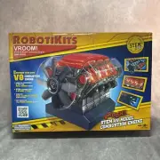 OWI Robotics Vroom Stem V8 Model Combustion Engine Distressed Box 2019