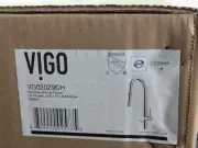 VIGO Greenwich Single Handle Pull Down Kitchen Faucet in Chrome VG02029CH