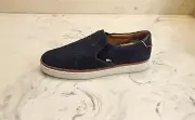 New! Allen Edmonds 'Alpha' Woven Slip-On Sneakers Navy Blue Mens 9 D MSRP $275