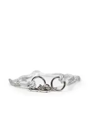 Silver T-Bar Rope Belt