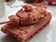3D Printed 1/72/87/144 French Amx-30B2 Brennus Main Battle Tank Model Kit