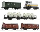 HO Scale Wagons - 6600018 - 5-piece set: Goods train, DB