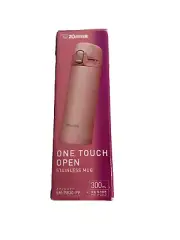 Zojirushi Water Bottle One Touch Stainless Steel Mug 300ml Pink Hot Cold