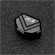 Motorbike Button Cover for YA&MAHA YZFR3 YZF-R3 2015-2023 Motorcycle Switch Button Turn Signal Switch Keycap(Black)