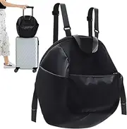 Jlobnyiun Stroller Organizer Bag, Stroller Diaper Bag with Used Storage Holder for Picnic, Walks, Home, Shopping, Travel, Black, Se référer au descriptif