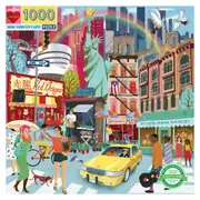 1000pc eeBoo Jigsaw Puzzle 58.4cm Educational Game New York City Life 14+