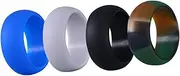 [LIFKOME] Mens Silicone Wedding Ring Mens Rings The Ring Silicone Ring