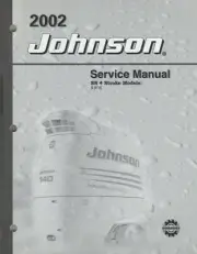 2002 JOHNSON OUTBOARD 9.9 & 15 HP, SN 4-STROKE SERVICE MANUAL 5005470 (276)