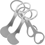 [NIYANGLE] 4pcs Creative Keychain Holder Ring Trolley Tokens for Shopping Carts Unique Coin Replacement Durable and Chic Metal Design for Grocery Cart Use