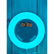 Alarm clock white noise sound machine mood light color changing rechargeable