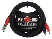 PD-R1403 Dual RCA (Male) to Dual 1/4" Mono (Male) Cable, 3 Feet