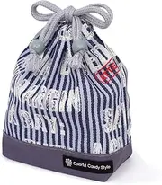 N3587900 Drawstring Bag, Small, Cup Bag, Boys, Drawstring Bag, for Children, Elementary School Students, School Entrance, Letter