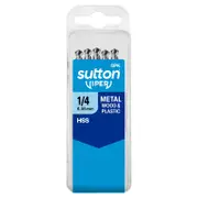 Sutton Tools 1/4" Viper Imperial Drill Bit - 5Pack