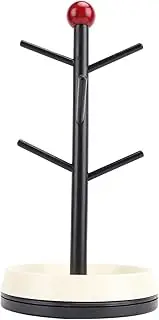 Cup Drying Rack Stand, Bottle Drying Rack, Cup Mug Organizer, Countertop Cup Holder with Drain Tray Counter Water Drainer Organizer for Bottle, Glass, Mug (a)