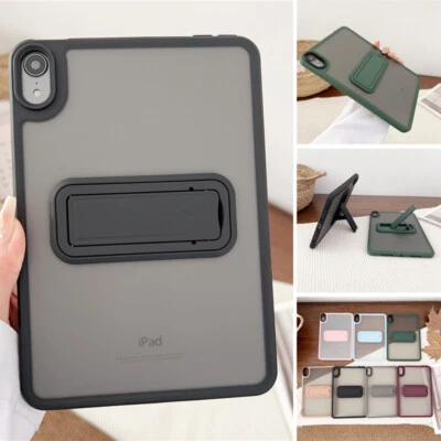 For iPad 11/10/9/8/7/6/5th Gen Mini Air Pro 2025 Shockproof TPU Stand Case Cover
