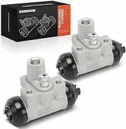 A-Premium Rear Driver and Passenger Drum Brake Wheel Cylinder Compatible with Select Honda Models - Insight 2000-2006, 2-PC Set - Replace# 43300S3Y003