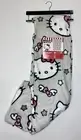 Sanrio HELLO KITTY Plush Blanket Throw Gray Bows Stars & Angel Wings 60 X 90