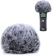 YOUSHARES H1n Windscreen Furry - Outdoor Windscreen Muff Windshield as Pop Filter Custom Fit for Zoom H1n Handy Recorder