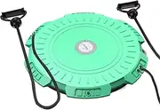 Massage Waist Twisting Board with Pull Rope,Waist Twisting Machine,Waist Twister for Women Belly Fat,for Male and Female Core Train,Green