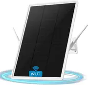 FOHOA 32*25CM WiFi Extender Signal Booster Solar Battery Outdoor Range up to 300-feet