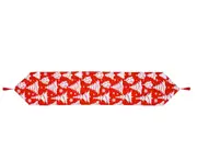 C46 Christmas Decorations Red and White Tree Table Runner Table Dress Up Christmas Holiday Tablecloth Table Decor