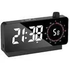 Digital Alarm Clock Time Manager Countdown Dual Display Visible Timer (Black)