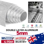 2M*1M No-Dust Material Double sided Sound Deadener 5MM Foam Silvery Antifungal (for: Fiat)