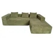 Greenland L Shape Sofa Green