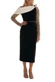 [Rhea Costa] LEONIE DRESS IT 48 Black