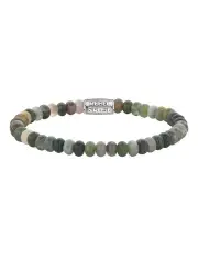[Rebel & Rose] Indian Summer Round Slices Bracelet 6mm in Green