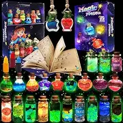 Rhybor Magic Potion Kit for Kids,Mix 22 Bottles Fairy Magic Potions,Mystery Potions Craft Kit,Christmas Halloween Decorations Birthday Gift Toys for Girl 6 7 8 9 10