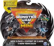 Monster Jam, Official Mini 5-Pack with Mystery Collectible Monster Truck, 1:87 Scale, Kids Toys for Boys and Girls Ages 3 and up