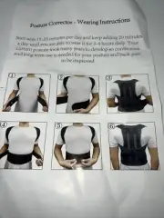 Back Brace Posture Corrector Men Women Upper Lower Back