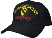 US ARMY ~ 1st Cavalry Division THE FIRST TEAM ~ Adjustable Ball Cap Hat