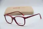 NEW ETNIA BARCELONA SPRIG RED BURGUNDY AUTHENTIC EYEGLASSES W/CASE 46-15