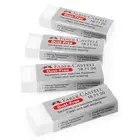 4 x Faber-Castell Dust-Free Eraser White Large 62x22x12mm 82-187120