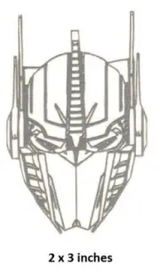 Optimus Prime Autobots Logo Decal Transformers Peel Stick Wall Art Sticker Decor