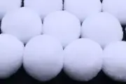 Jumbo Craft Pom Poms 3" Large White Balls for DIY Crafts 25PCS SnowWhite