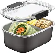 Smash Stainless Steel Snack Bento, Black