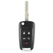 Holden 5 Button Flip Key Shell Case Replacement with Uncut Key - Remote Control Replacements Australia