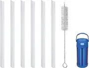 KLOWOAH Replacement Straws Compatible with Thermos Funtainer 12 Ounce Water Bottle,BPA-Free and Durable (Pack of 6)