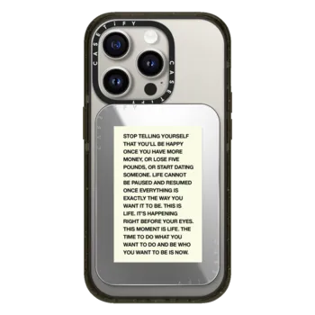 Snappy Cardholder Stand Mirror Cardholder Stand MagSafe Compatible This Moment is Life